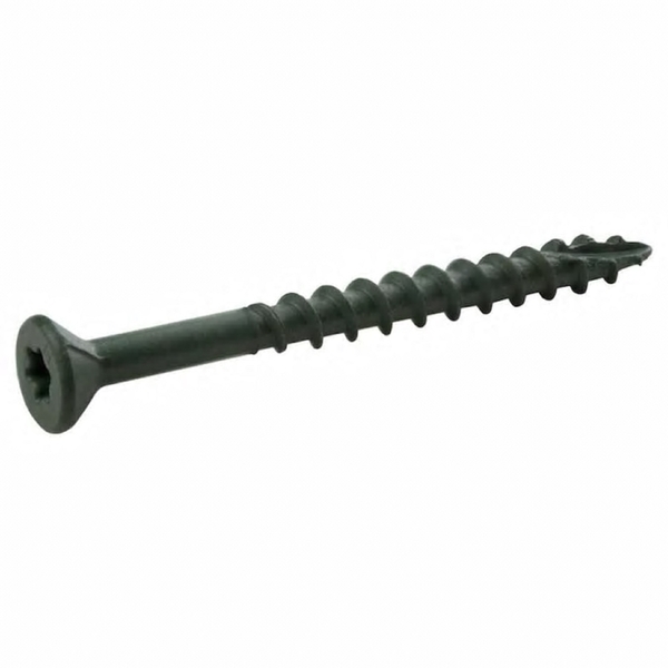 Plus Deck Screw, #9 x 2-1/2 in, Steel, Flat Head, Torx Drive, 748 PK LP212STBK